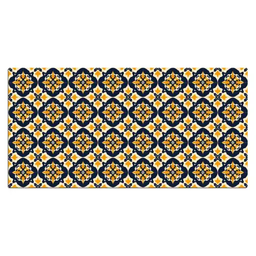 Patroon - Siertegel - Kleurrijk Muismat XXL klein 681 -3d_leeg