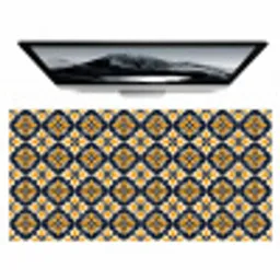 Patroon - Siertegel - Kleurrijk Muismat XXL klein 681 -zzz3d