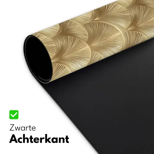 Patroon - Waaier - Goud Muismat XXL klein 681 -sfeer2