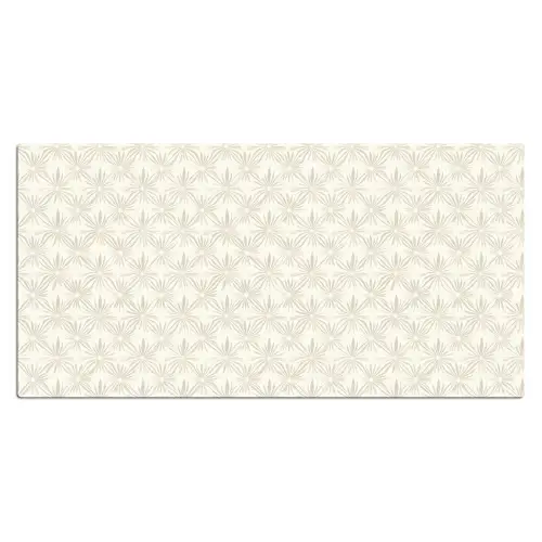 Patroon - Bloemen - Beige Muismat XXL klein 681 -3d_leeg