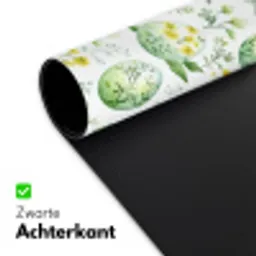 Patroon - Groen - Eieren Muismat XXL klein -sfeer2