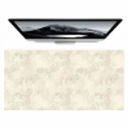 Patroon - Organisch - Beige Muismat XXL klein 681 -zzz3d