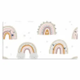 Patroon - Regenboog Muismat XXL klein -3d_leeg