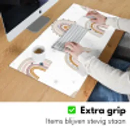 Patroon - Regenboog Muismat XXL klein -sfeer3