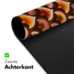 Patroon - Retro - Kleurrijk Muismat XXL klein 681 -sfeer2