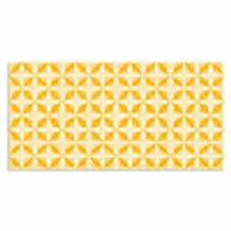 Patroon - Retro - Geel Muismat XXL klein 681 -3d_leeg