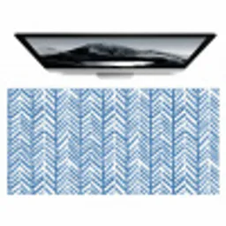 Patroon - Streep - Blauw Muismat XXL klein 681 -zzz3d