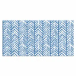 Patroon - Streep - Blauw Muismat XXL klein 681 -3d_leeg