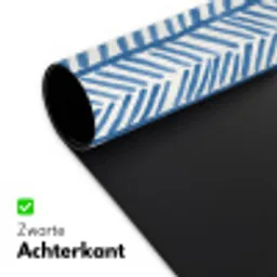 Patroon - Streep - Blauw Muismat XXL klein 681 -sfeer2