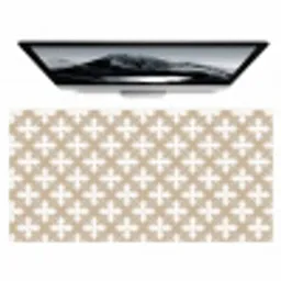 Patroon - Symmetrisch - Beige Muismat XXL klein 681 -zzz3d