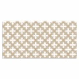 Patroon - Symmetrisch - Beige Muismat XXL klein 681 -3d_leeg