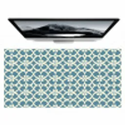 Patroon - Symmetrisch - Blauw Muismat XXL klein 681 -zzz3d