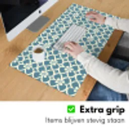 Patroon - Symmetrisch - Blauw Muismat XXL klein 681 -sfeer3