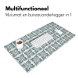 Dessin - Tegel - Blauw Muismat XXL klein 681 -sfeer4