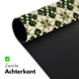 Patroon - Tegel - Groen Muismat XXL klein 681 -sfeer2