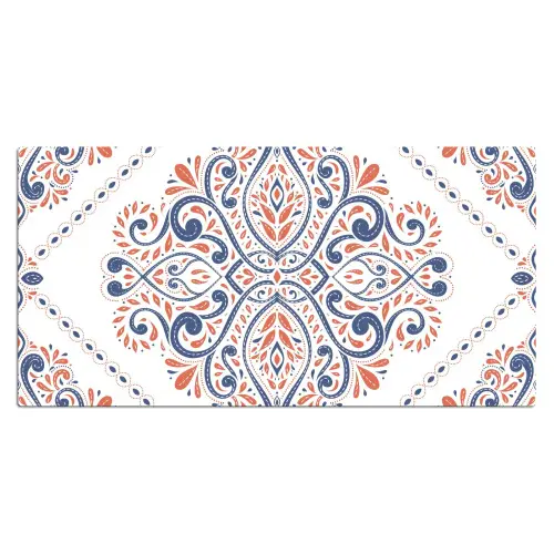 Patronen - Bloemen - Mandala Muismat XXL klein -3d_leeg