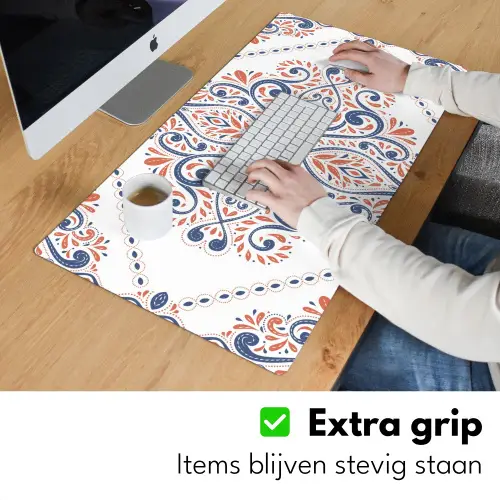 Patronen - Bloemen - Mandala Muismat XXL klein -sfeer3