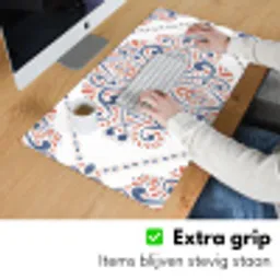 Patronen - Bloemen - Mandala Muismat XXL klein -sfeer3