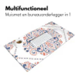 Patronen - Bloemen - Mandala Muismat XXL klein -sfeer4