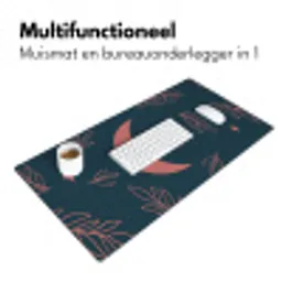 Patronen - Maan - Planten Muismat XXL klein -sfeer4