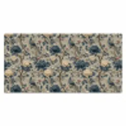 Pauw - Bloemen - Blauw Muismat XXL klein 681 -3d_leeg