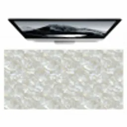 Parelmoerglans - Wit - Schelp Muismat XXL klein 681 -zzz3d