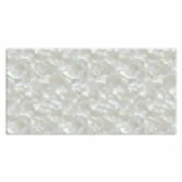 Parelmoerglans - Wit - Schelp Muismat XXL klein 681 -3d_leeg