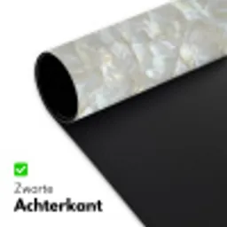 Parelmoerglans - Wit - Schelp Muismat XXL klein 681 -sfeer2