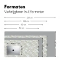 Parelmoerglans - Wit - Schelp Muismat XXL klein 681 -sfeer5