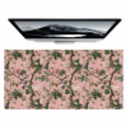 Pioenrozen - Botanisch - Vogel Muismat XXL klein 681 -zzz3d