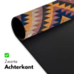 Perzisch Tapijt - Patronen - Oranje Muismat XXL klein -sfeer2