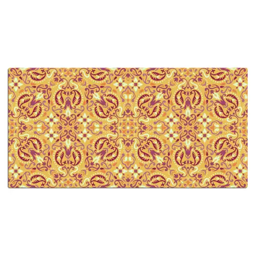 Perzisch Tapijt - Vloerkleed - Patronen - Oranje Muismat XXL klein -3d_leeg