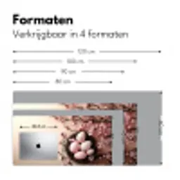 Roze - Bloesems - Eieren Muismat XXL klein -sfeer5