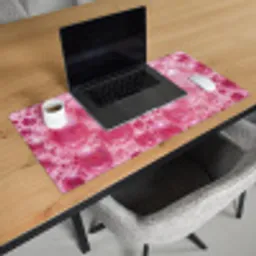 Roze - Schuim - Bubbels Muismat XXL klein -sfeer1