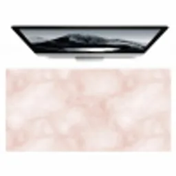 Roze - Marmer - Crème Muismat XXL klein 681 -zzz3d