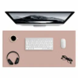 Roze - Palet - Oud - Effen - Oudroze Muismat XXL klein -3d