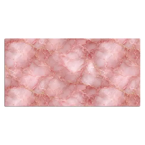 Roze - Kwarts - Goud - Marmer Muismat XXL klein 681 -3d_leeg