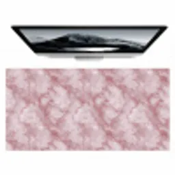 Roze - Kwartsmarmer - Aders Muismat XXL klein 681 -zzz3d