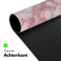 Roze - Kwartsmarmer - Aders Muismat XXL klein 681 -sfeer2