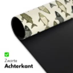 Vissen - Klassiek - Groen Muismat XXL klein 681 -sfeer2