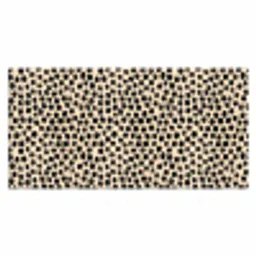 Stippen - Patroon - Zwart Muismat XXL klein 681 -3d_leeg