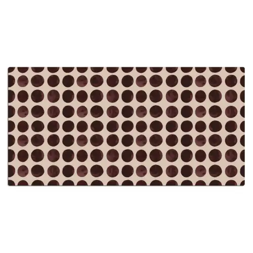 Stippen - Patroon - Bruin Muismat XXL klein 681 -3d_leeg