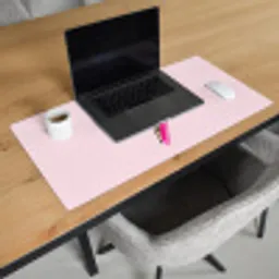 Stippen - Roze - Bliksem Muismat XXL klein -sfeer1