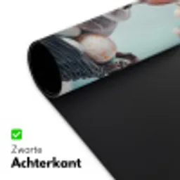 Konijn - Eieren - Mand Muismat XXL klein -sfeer2