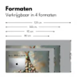 Konijn - Eieren - Kleurrijk Muismat XXL klein -sfeer5