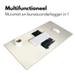 Rechthoeken - Penseelstreken - Abstract - Zwart Muismat XXL klein -sfeer4