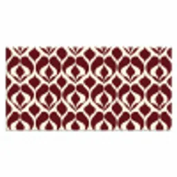 Rood - Druppelpatroon - Grafisch Muismat XXL klein 681 -3d_leeg