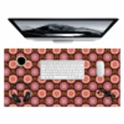 Retro - Madelief - Roze Muismat XXL klein 681 -3d