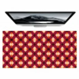 Retro - Patroon - Kleurrijk Muismat XXL klein 681 -zzz3d