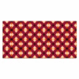Retro - Patroon - Kleurrijk Muismat XXL klein 681 -3d_leeg